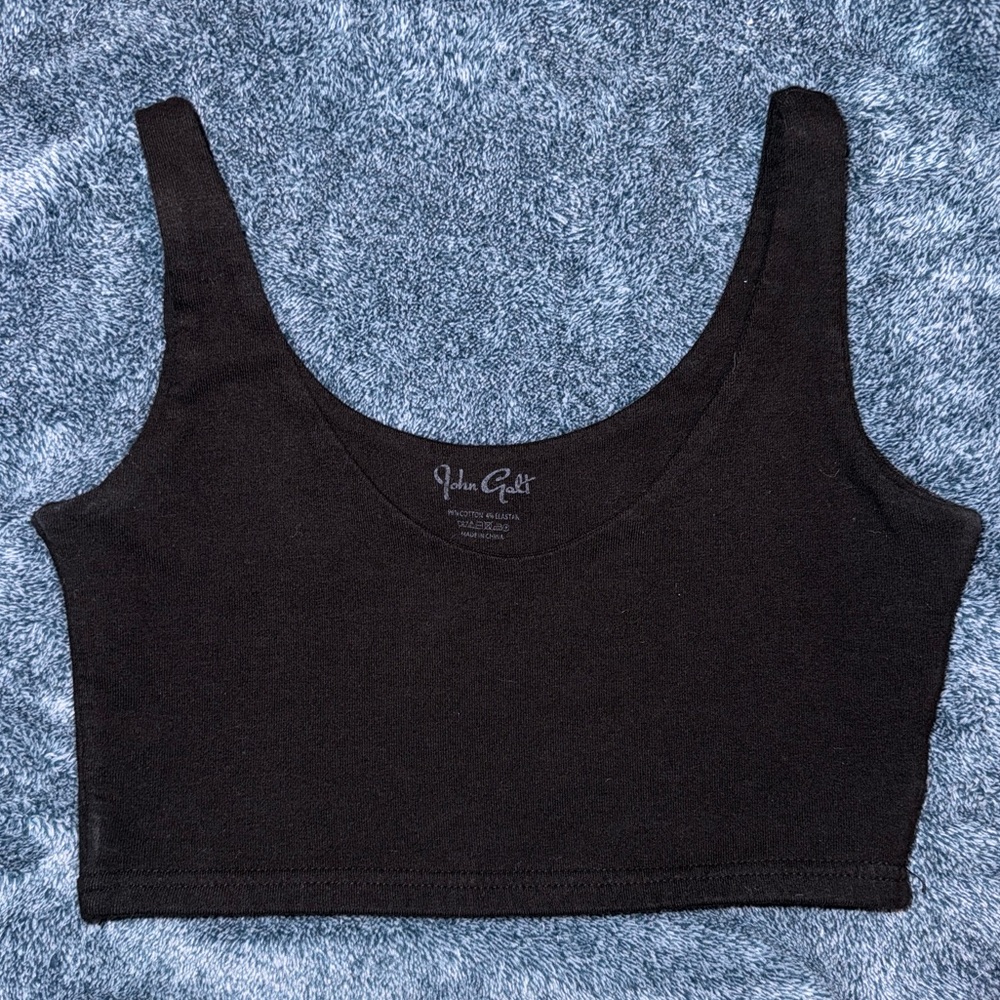 John Galt cropped tank top